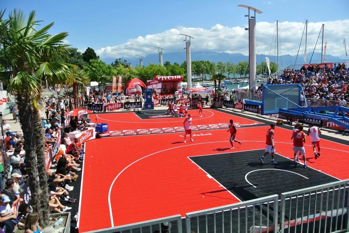 3x3 basketball event by the sea