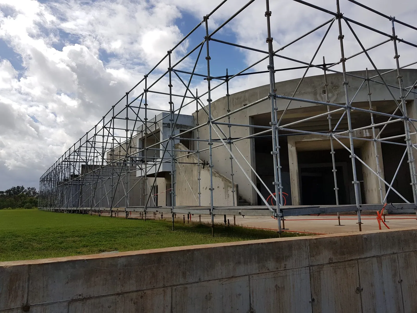 Club-house under construction