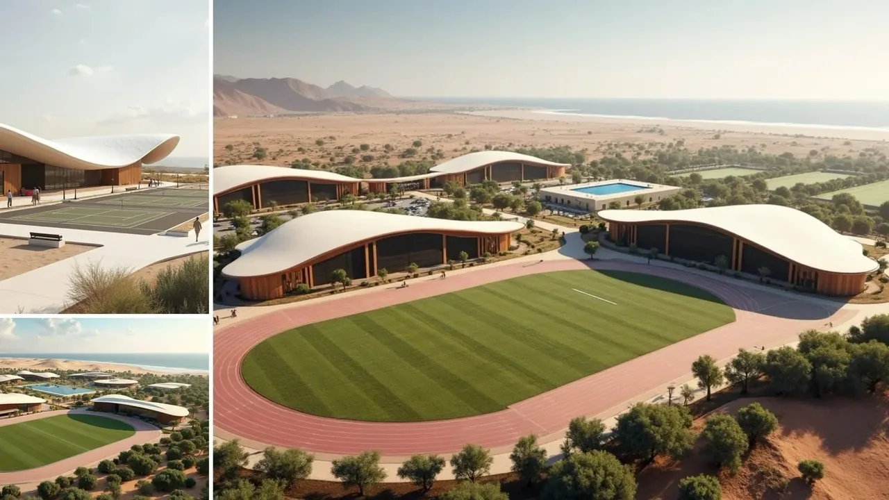 Concept render &mdash; architecture integrated into the Mediterranean landscape
